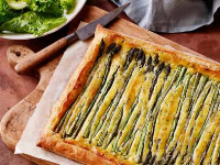 Spring Asparagus Tart Recipe - Food Network image