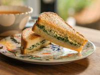 Spinach Ricotta Grilled Cheese Recipe | Valerie Bertinelli | Foo… image