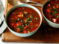 Vegan Black Bean and Sweet Potato Soup - Food Network image