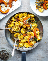 Tortellini with pumpkin, brown butter and sage - delicious ... image