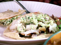 Grilled Southern Fish Tacos with Cabbage Slaw - Food Net… image