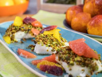 Pistachio-Crusted Cod with Citrus Salsa - Food Network image