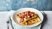 Belgian waffles recipe - BBC Food image