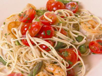 Linguini with Shrimp Recipe | Ellie Krieger - Food Network image