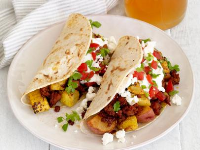 Chorizo-Potato Tacos Recipe - Food Network image