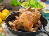 Roasted Chicken with Croutons Recipe | Katie Lee Biegel ... image