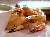 Roasted Shrimp Cocktail with Green Goddess Dressing Reci… image