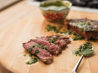 Steaks with Chimichurri Recipe | Ree Drummond - Food Network image