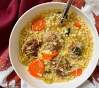 Healthy Italian Wedding Soup With Turkey Meatballs | Foodtalk image