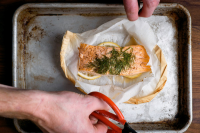 Salmon en Papillote (Salmon in Parchment) - NYT Cooking image