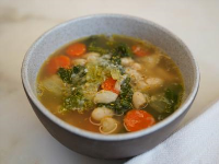 White Bean and Escarole Soup Recipe | Giada De Laurentiis | F… image