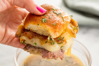 Best French Dip Sliders - How to Make French Dip Sliders image