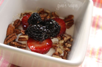 Greek Yogurt with Berries, Nuts and Honey - Skinnytaste image