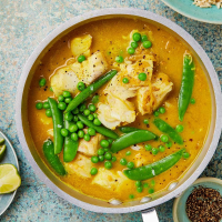 Turmeric, ginger & coconut fish curry recipe | BBC Good Food image