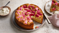 Rhubarb cake recipe - BBC Food image