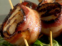 Scallops Wrapped in Bacon Recipe - Food Network image
