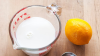 How To Make Buttermilk from Plain Milk with Lemon Juice or ... image