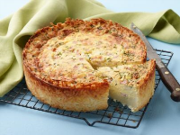 Deep-Dish Hash Brown Ham and Cheese Quiche - Food Net… image