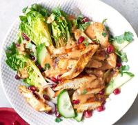 Chicken satay salad recipe | BBC Good Food image