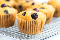 Healthy Banana Blueberry Muffins - Inspired Taste image
