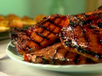 Grilled Smoked Pork Chops with Sweet and Sour Glaze Recipe ... image