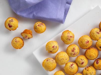 Fresh Raspberry Mini Corn Muffins Recipe | Ina Garten | Fo… image