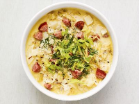 Potato and Sauerkraut Soup with Kielbasa Recipe | Food Ne… image