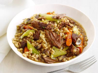 Slow-Cooker Beef and Barley Recipe - Food Network image
