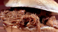 Root Beer Pulled Pork Sandwich Recipe | Food Network image