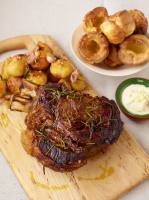 Roast forerib of beef | Beef recipe | Jamie Oliver recipes image