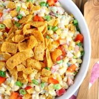 Chili Cheese Fritos Corn Salad — Let's Dish Recipes image
