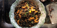 Wild Rice, Farro, and Tangerine Salad Recipe | Epicurious image
