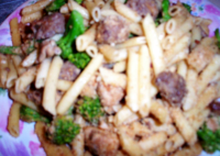 Pasta With Chicken Sausage and Broccoli Recipe - Food.com image