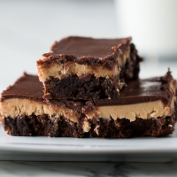 Chocolate Peanut Butter Box Brownies (Buckeye Brownies) image