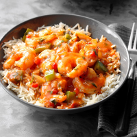 Spicy Shrimp with Rice Recipe: How to Make It - Taste of Home image