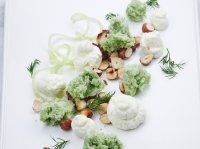 Yogurt mousse with cucumber sorbet recipe | Eat Smarter USA image