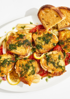 One-Skillet Lemony Chicken with Fennel and Tomatoes image