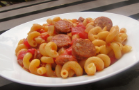 Skillet Linguica With Pasta Recipe - Food.com image