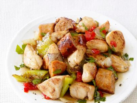 Chicken, Sausage and Peppers Recipe - Food Network image
