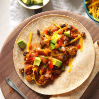 Vegetarian Bean Tacos Recipe: How to Make It - Taste of Home image