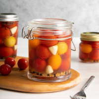 Pickled Cherry Tomatoes Recipe: How to Make It - Taste o… image
