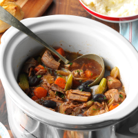 Slow-Cooked Pork Stew Recipe: How to Make It - Taste of Home image