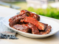 Pellet-Grill Smoked Ribs Recipe - Food Network image