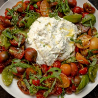 Heirloom Tomatoes with Herbed Ricotta Recipe - Food … image
