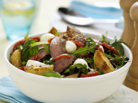 Sliced Lamb with Salad Leaves recipe | Eat Smarter USA image