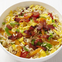 Fried Rice with Bacon Recipe - Food Network Kitchen image