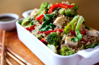 Stir-Fried Quinoa With Vegetables and Tofu Recipe image