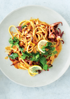 Squid and Fennel Pasta with Lemon and Herbs Recipe | Bon … image