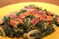 Quick Kale With Bacon Recipe - Food.com image
