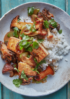 Soy-Glazed Tofu and Mushrooms Recipe | Bon Appétit image